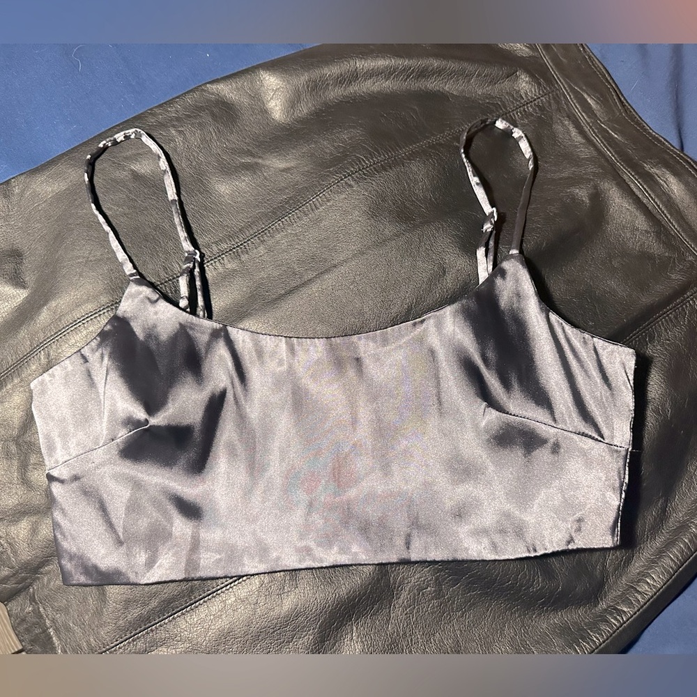 Lock & Key Satin Bralette (M)